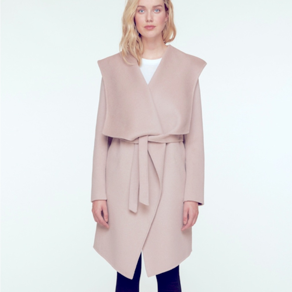 Soia & Kyo wrap coat | M/L | Rose | BNWT